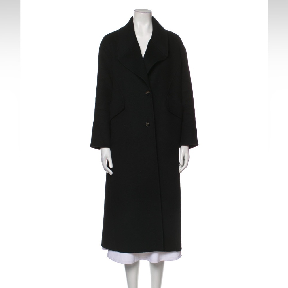 BA&SH long black wool coat